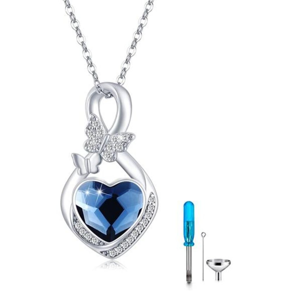 Urn Necklaces Cremation Jewelry for Ashes Sterling Silver Good Luck Irish Urn